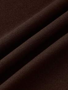 Áo liền thân bà bầu Parara, cổ bất đối xứng, tay ngắn, chất liệu co giãn cao, thiết kế hở lưng. - Cà phê nâu - Xem 7