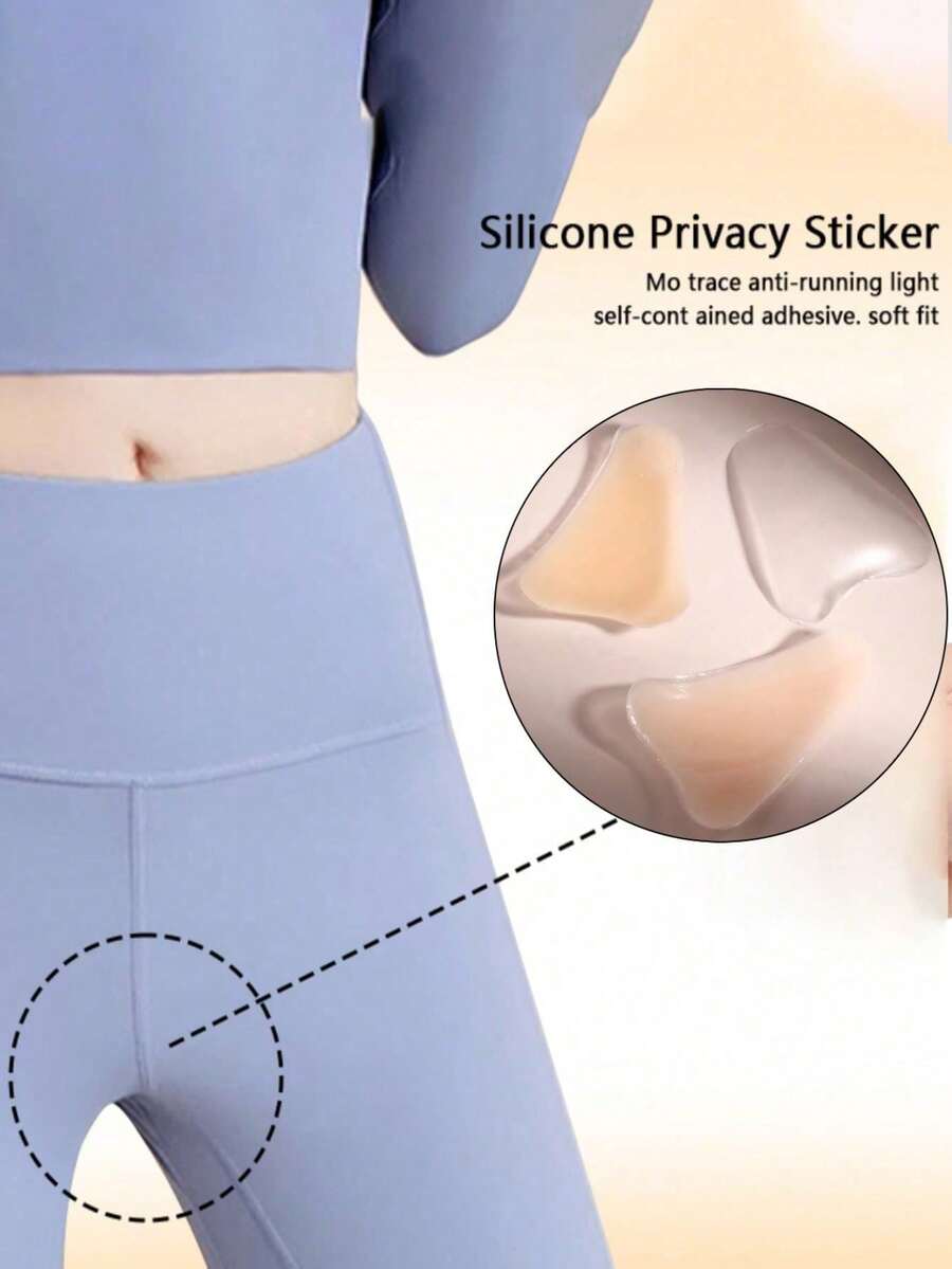 1/3pcs Soft Comfortable Skin-Friendly Silicone Nipple Covers - Women Lingerie Accessories - Multicolor - View 1