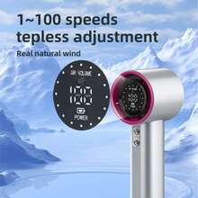 1个手持小风扇，USB充电风扇，小型户外大风风扇，高速手持涡轮风扇 - 手持 - 查看 6