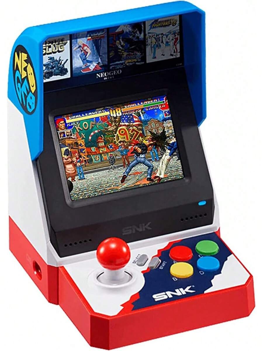 Neogeo Mini Arcade Versión Japonesa con 40 Juegos Clásicos de SNK Precargados, Pantalla LCD de 3.5",  y 2 Puertos para Controles - 1 - Ver 1
