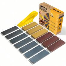 Premium Micro Sander, Detail & Mini Sander Block For Precision Sanding, Hand Sanding Tool With 80–800 Grit Sandpaper Kit, 3-In-1 Sanding Set For Wood, Crafts, Furniture & Tight Spaces, DIY Sanding Tool For Home Projects, Model Making & Surface Smoothing - Nhiều màu - Xem 1