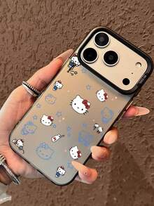 SANRIO Compatible With IPhone 17 Pro Max Phone Case, Minimalist Line Art Kitty Design, Protective Cover For IPhone 17/16 New Models, 17 Pro, High-End Feel For 16, Anti-Fall For 15, Women's 14, Ultra-Thin 13, 12, Air, 11 Silicone - Multicolor - View 2