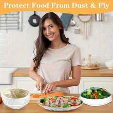 300 miếng màng bọc thực phẩm chịu lực cao - Màu xanh và đỏ, co giãn, chống rò rỉ, chống bụi, thích hợp cho nhà bếp, dã ngoại, du lịch, bọc bát đĩa, trái cây và rau củ (300 miếng), đồ dùng nhà bếp cho xe RV, vật liệu, đồ dùng dã ngoại, đồ dùng thiết yếu khi đi du lịch, màng bọc linh hoạt, che phủ, đầu bếp tại gia, người lập kế hoạch dã ngoại, người giữ ấm thức ăn. - Nhiều màu - Xem 3