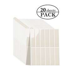 WalDecoo 4/10/20 Tấm ốp tường tự dính 3D kích thước 11,43'' x 9'' dùng cho nhà bếp, phòng tắm, ốp tường. - Sữa mơ sương - Xem 11