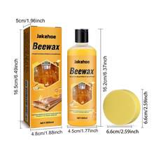 jakehoe Beeswax Wood Furniture Polish, Wood Floor Wood Furniture Cleaner Cleaning Protecting Nourishing Caring, Smooth Out Fine Scratches Polishing Brightening Look Brand New - 液體 - 查看 10