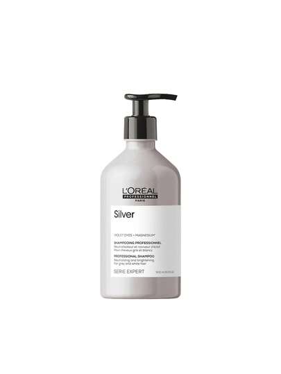 L'Oréal Professionnel [Paket] SERIE EXPERT Serie Expert Silverschampo 500 ml + Serie Expert Vitamino Color Resveratrol Balsam 500 ml