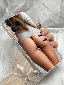 Girl Design Simple, Transparent, Angel Eye, TPU Phone Case, For  17 Pro Max For  16 15 14 13 12 11 Pro Max Plus XR Xs Max Clear Cover - Estilo 1 (1 pieza) - Ver 4