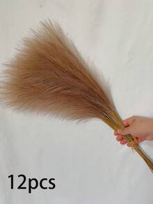 Cỏ lau nhân tạo cao 54,86cm, mềm mại và trông như thật. Thích hợp để trang trí nhà cửa, phong cách nông trại, phong cách Boho, dùng làm vật trang trí bình hoa, trang trí nội thất, vật trang trí trung tâm bàn tiệc cưới, trang trí Halloween, Lễ Tạ ơn và mùa thu hoạch. - Cà phê xanh - Xem 10