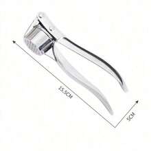 1 Piece Garlic Press, Manual Garlic Press, Garlic Crusher, Ginger Crusher, Kitchen Gadgets - Multicolor - View 11