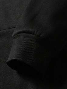 Halloween Hoodie Pumpkin Spider Sweater Printed Hoodie Men, All Saints'Day Human Skeleton  Back Print,Single-Layer Fleece, Casual And Comfortable Velvet Street Wind Long-Sleeved Hooded Sweater, Autumn And Winter Sports Top Hoodies.Warm And Comfortable - Black-7 - View 2