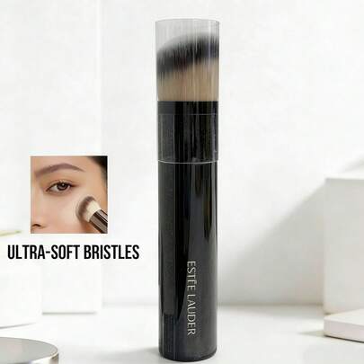 Estée Lauder Estee Lauder DW Flat Top Foundation Brush – Ultra-Soft Synthetic Bristles for Seamless Buffing, Flawless Airbrush Finish, Ideal for Liquid, Cream & Powder Foundations, Professional Makeup Tool for Beginners & Pros, Travel & Daily Use, Perfect Gift for HerValentiner, Dayday, Dayday, Dayday
