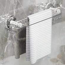 Transparent Acrylic Bathroom Towel Rack & Slipper Hanger, No Drilling Required, Convenient Drainage, Multiple Combinations, Suitable For Kitchen, Bathroom, Toilet Storage - View 7