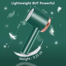 Fabric Shaver,  Lint Remover Portable Sweater Defuzzer With 6-Leaf Blades, Large Lint Container, 3-Speed Fuzzs Bobbles Pills Pilling Trimmer For Clothes Furniture Beddings - 1 tay cầm + 6 phụ kiện thay thế - Xem 5