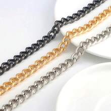 Purse Chain Strap Cross Body Chain Strap Replacement Chain For Handbag Shoulder Bag Purse - Gun color - View 7