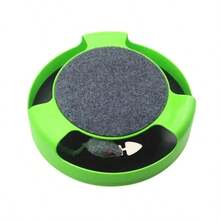 1pc Rotating Cat Turntable Interactive Toy, Mouse Teaser Toy For Cats, Pet Supplies - Multicolor - View 8