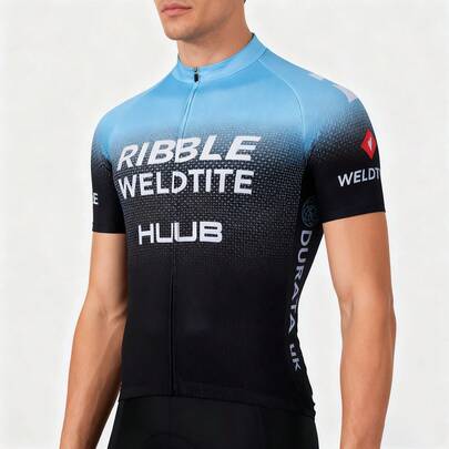 [Breathable Cycling Jersey] Breathable Polyester Men's Professional Cycling Jersey | Round Neck, Short Sleeve, Regular Fit, Geometric Pattern, Suitable For Cycling, Fishing, Weekend Leisure Sports Top - 100% Polyester, Medium Stretch, 150 G/M² - Summer/Spring/Autumn Series