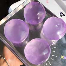Đồ chơi bóp tròn 6cm, bóng bóp dầu dừa màu xanh dương, đàn hồi chậm, làm thủ công, thích hợp làm quà tặng ngày lễ, quà tặng vui nhộn và dễ thương, quà sinh nhật, quà Phục sinh, quà Halloween, quà Giáng sinh, quà tặng tiệc tùng. - Nhiều màu - Xem 5