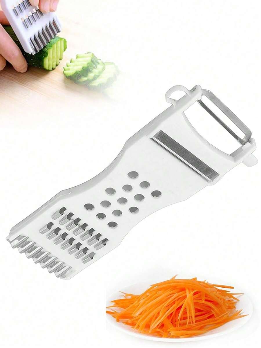 1 Dụng Cụ Cắt Rau Củ Đa Chức Năng - Bộ Dụng Cụ Bào và Gọt Vỏ Rau Củ - Nhiều màu - Xem 1