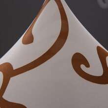 1/2/4/6件装印花椅套，适合家庭或派对使用，四季皆宜 - 白加咖啡 - 查看 6