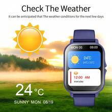 Smart Watch With Call & Message Display, Music Player, Sports For Men & Women, Phone Connection, Fashion Smart Watch, Activity Tracking, Message Notification, Contacts, Call Log, Alarm, Remote Camera, Weather, Timer, Weather Information Display, Alarm, SMS Message Reminder, Electronic Wristwatch - Multicolor - View 5