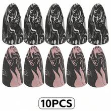 Rocket Head Makeup Sponge Set, Black, Pink, Black & White, Multi-Color, Dual-Use Dry & Wet, Suitable For Liquid Foundation And Loose Powder Makeup Beauty Tools - Multicolor - View 16