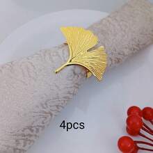 4pcs/10pcs 4cm/1.57in Diameter Metal Napkin Rings, Multiple Colors And Styles Available, Suitable For Restaurant Decor, Tabletop Accessories, Wedding Decoration, Fabric Crafts, Applicable For Cafe, Household, Restaurant, Party, Prom, Picnic, Team Building, Gathering With Friends, Home Decor, Office, Etc. Great Gift For Father's Day, Mother's Day, Holidays, Friends, Family, Teachers, Colleagues, And Daily Gifting. - Multicolor - View 26