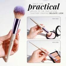 Makeup Brush Set 18 Pcs Premium Synthetic Foundation Powder Concealers Eye shadows Blush Makeup Brushes with black case - AChampán - Ver 7