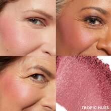 LAURA GELLER NEW YORK Baked Blush-n-Brighten Marbleized Blush for Cheeks - Tropic Hues - Satin Finish - Buildable Color - 02 Tonos tropicales - Ver 3