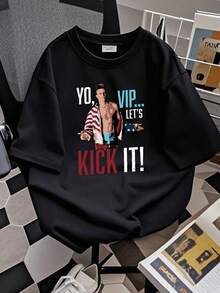 T-shirt femme imprimé Vanilla Ice 90's Hip Hop Rappeur Yo VIP Let's Kick It T-shirt homme Merchandising de concert à manches longues ou courtes - Noir - Voir 2