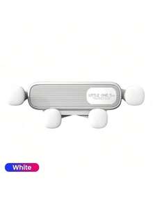 Soporte de teléfono para coche universal con lazo blanco y rosa, clip de ventilación con decoración de lazo rosa y nube, soporte de teléfono con bloqueo automático para coches, regalo de primavera - Multicolor - Ver 9