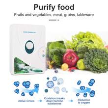 600mg/H Ozone Generator Home Ozone Machine Suitable For Air, Water, Fruit, Vegetable And Clothing Cleaning - White - View 3