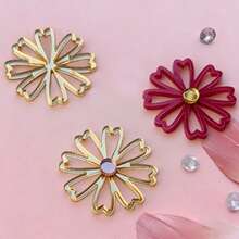 Conjunto com 1 ou 3 conjuntos de decorações de bolo em acrílico dourado 3D com borboletas e flores - Decorações de cupcake com borboletas douradas espelhadas, ideais para aniversários, casamentos e festas. - Multicolorido - Ver 3
