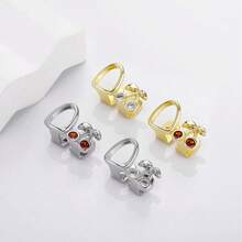 3件套时尚个性嘻哈风格牙套，镂空铜合金氧化锆牙套，男女皆宜的酷炫礼物 - 彩色 - 查看 8