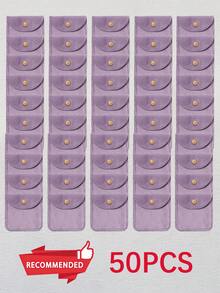 1/10/50个装 天鹅绒礼品袋，珠宝包装袋，珠宝礼品袋，婚礼生日派对糖果袋，耳环手链项链收纳袋，派对节日礼品包装袋 - I7 - 查看 19