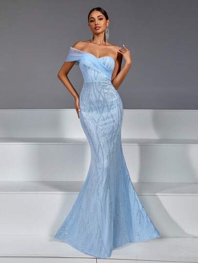 Vestido con cremallera en la espalda, acolchado y con lentejuelas antideslizantes para mujer, para bodas y fiestas