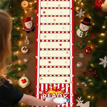 1pc Game Table Runner With Festive Themed Designs,Colorful Striped Interactive Tablecloth,Lucky Game Tablecloth Decor,For Festivals, Family Gatherings & Celebrations,Indoor Entertainment Party Decorations - Scrolling Table Runner - View 15