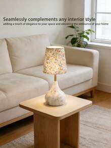 LED Desk Lamp,Modern Nordic Bohemian Mid-Century Retro Table Lamp, Warm Tone & Cool Tone Ambient Accent Decorative Atmosphere Lighting, Minimalist Vintage European American Industrial Style Decor Lamp - Multicolor - View 2