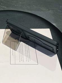 多功能重工防摔隐形支架支持无线充电手机壳，兼容三星 Galaxy S26 Ultra S25 Ultra S24 Ultra S23 Ultra S26 S25 S24 A57 A56，豪华摄像头镜头保护支架防震边框后盖 - 黑色 - 查看 4