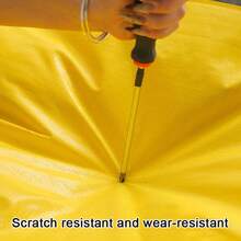 Large Capacity Moving Packing Bag Luggage Clothes Waterproof Quilt Storage Bag - Yellow - View 4