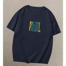 Brasilcore T-Shirt, Brazil Pixo Style, Old School Vintage, Brazilian National Team Fans, World Cup 2026 - 藍色 - 查看 2