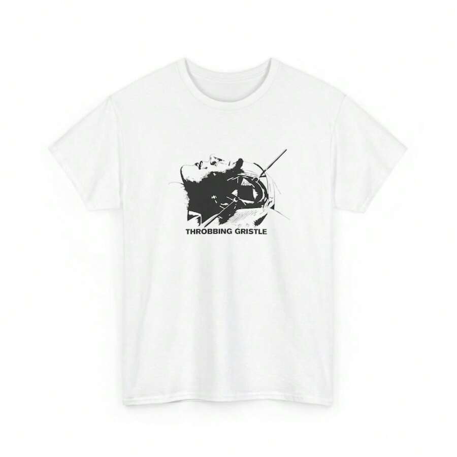 Throbbing Gristle Tee-Shirt, Industrial Noise - 白色 - 查看 1
