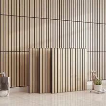 8 tấm ốp tường cách âm vân gỗ giả kích thước 15,75"x15,75", tấm cách âm rãnh 3D, thích hợp cho phòng khách, phòng ngủ, nhà bếp và văn phòng. - A - Xem 10