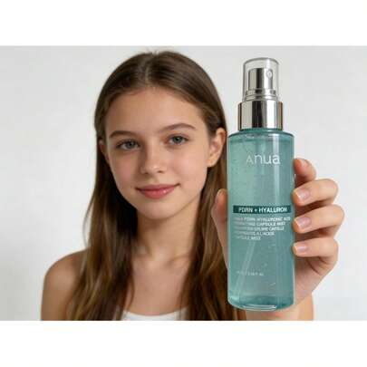 Luxury An⁢Ua PDRN Hyaluron Hydrating Capsule Mist, Texture Revive Facial Serum Spray, Quick & Easy For Radiant Glass Skin, Instant Plumpness & Deep Hydration, Skin Firming & Rejuvenation, Advanced Reverse Micelle Technology (100ml / 3.38 Fl. Oz)