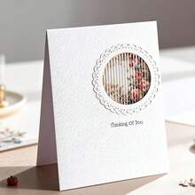 1个蕾丝圆圈金属切割模具，专为剪贴簿、压花、手工卡片制作和礼品卡制作而设计 - A - 查看 9