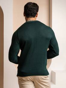 TRICOT DE LUXO SOPHISTICATED KNITTING SWEATSHIRT CHIC WINTER 26 - 綠色 - 查看 2