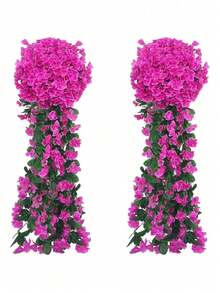 1 pièce / 2 pièces Vigne d'orchidée artificielle avec papillon. Décoration de mariage pour lieux de réception. Matériaux décoratifs muraux pour la maison, chambres à coucher, salons, salles de bain. Jardin extérieur. École. Fournitures pour fête d'anniversaire, décorations de fête. Cadeaux. - Voir 1