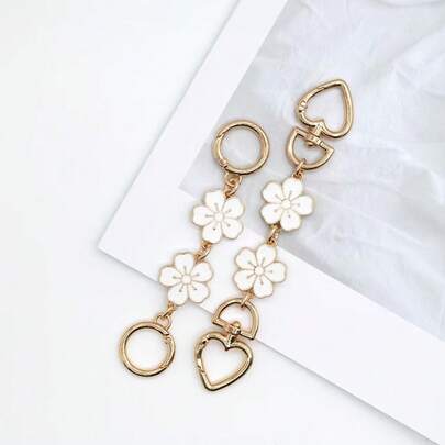 مُمدد حزام حقيبة بنمط الكرز الياباني، سلسلة حقيبة تحت الذراع، حزام كتف قابل للاستبدال. مُمدد حزام حقيبة بمشبك بشكل الكرز الياباني، اكسسوارات حزام الحقيبة، مُمدد الحقيبة، للحقائب اليدوية والمحافظ كاكسسوارات معلقة