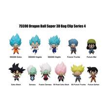 1pc Toei Animation Official Dragon Ball PVC Blind Box 3D Hanging Decoration Collectible, Anime Character Backpack Decor, Super Saiyan Blue Goku, Vegeta, Vegito, Future Trunks, Zamasu Gift - Multicolor - View 5
