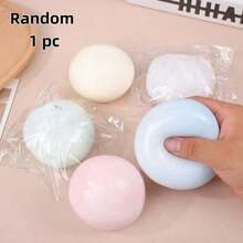 慢回弹软绵绵减压玩具，冰感麻糬球，返校用品，冬季好物，感恩节，圣诞节，沙特国庆日，生日，节日，新年，情人节礼物（送给男友/女友），成人适用 - 彩色 - 查看 6