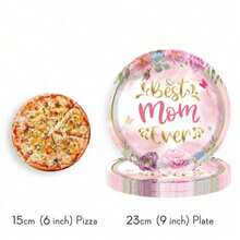 Bộ đồ ăn dùng một lần 81 món với chủ đề bó hoa hồng Ngày của Mẹ bao gồm 20 đĩa ăn tối, 20 đĩa tráng miệng, 20 cốc giấy, 20 khăn ăn và một khăn trải bàn. Bộ đồ ăn tiện dụng này rất phù hợp cho cắm trại, dã ngoại, tiệc nướng ngoài trời, đám cưới và tiệc sinh nhật. - Nhiều màu - Xem 9